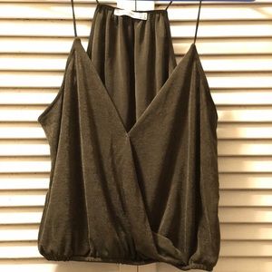 Olive Green, Deep Cut top